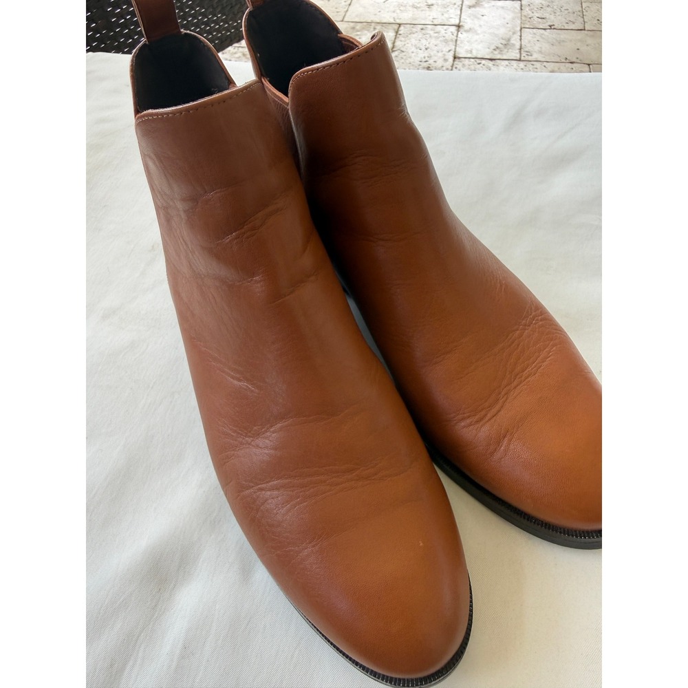 Cole Haan Womens British Tan Leather Chelsea Ankle Boots W22257 Size 8B